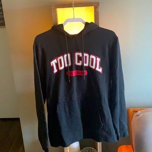 Too for Monday’s hoodie